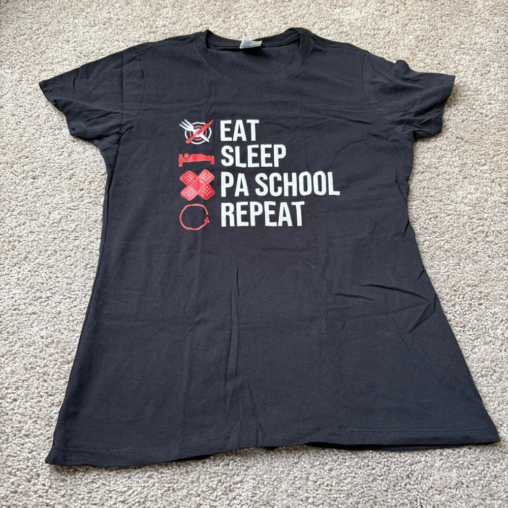 NWOT Black PA School Tee